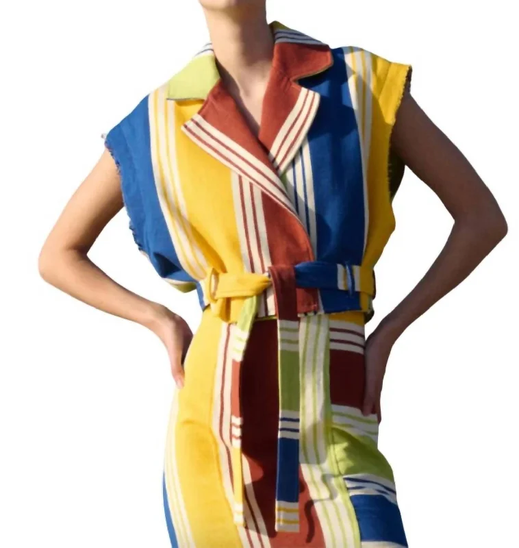 Comfortable Looks San Jose Mini Jacket In Multi