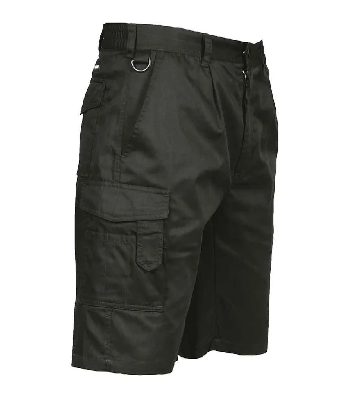 Modern Comfort Portwest Combat Shorts | Black