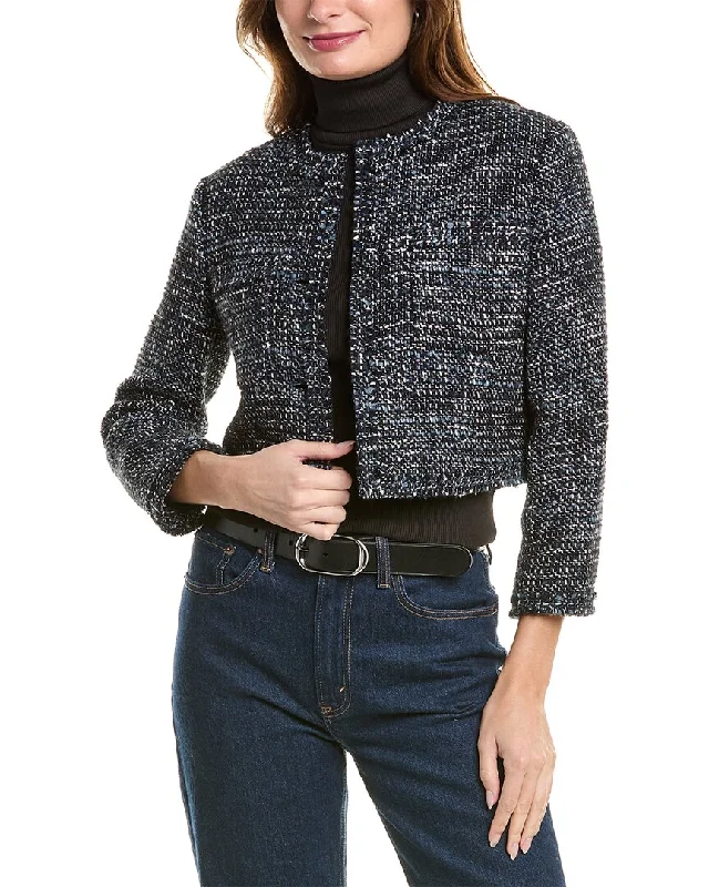 Versatile Comfort Theory Crop Wool-Blend Jacket