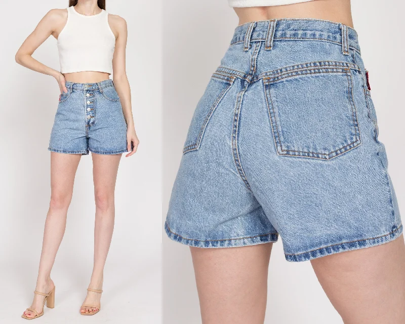 Sporty Comfort XS 90s Bongo Button Fly High Waisted Jean Shorts 25"