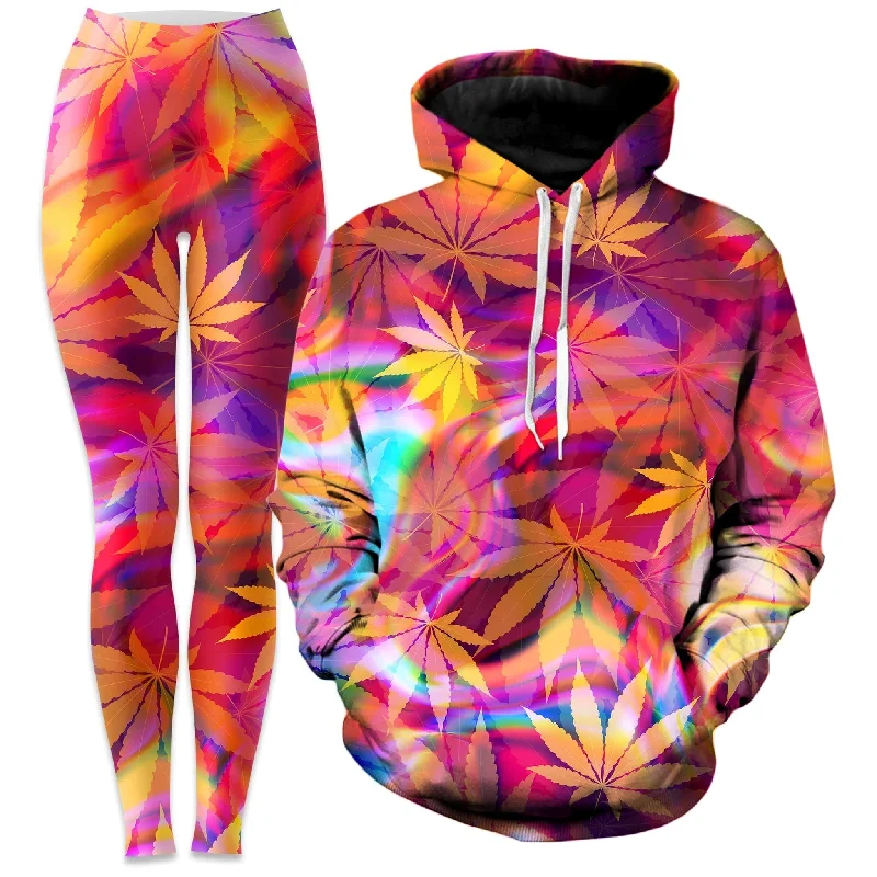 Easy-to-Wear Ganja Dreamin Hoodie and Leggings Combo