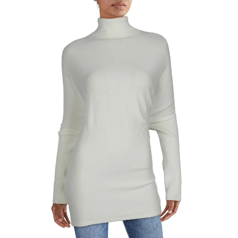 Minimal Comfort Joseph A. Womens Poncho Turtleneck Pullover Sweater