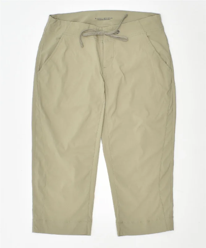 Elegant Fit COLUMBIA Womens Omni Shield Bermuda Sport Shorts US 2 XS W25 Khaki