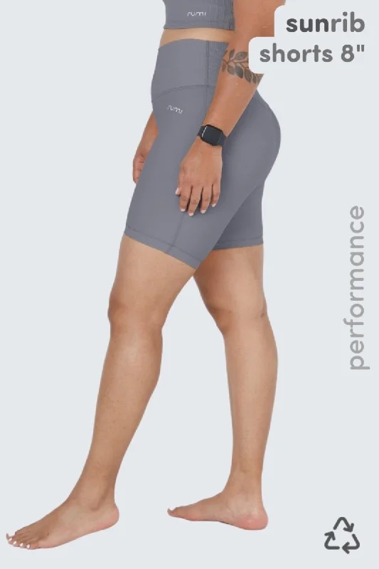 Easygoing Fashion W Sun Rib Shorts 8" - Stone