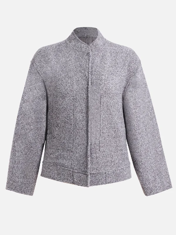 Cozy Chic Drop Shoulder Button-Up Jacket
