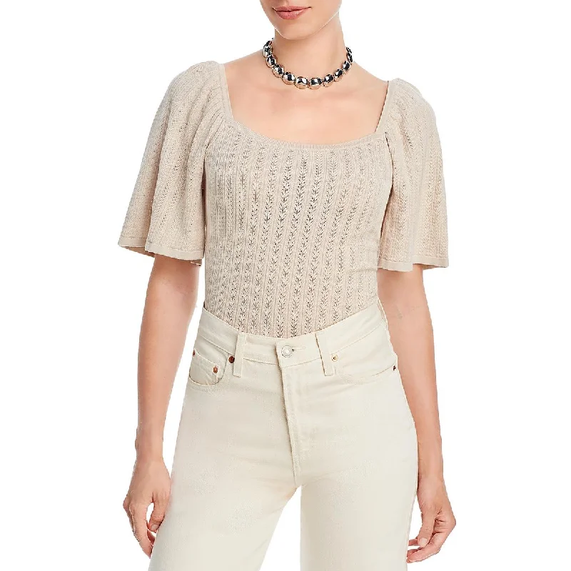 Cozy Sweaters T Tahari Womens Textured Pullover Sweater