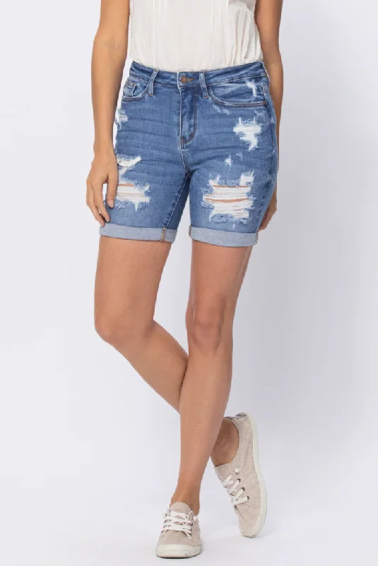 Cozy Outfit On The Go Judy Blue Shorts -OTGJBS