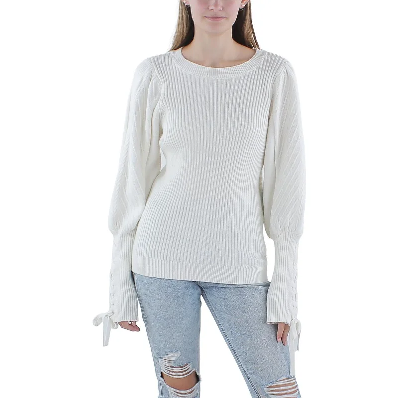 Versatile Comfort CeCe Womens Ribbed Knit Crew Neck Pullover Sweater