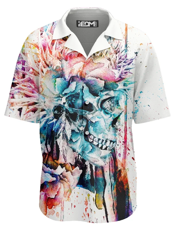 Weekend Style Abstract Skull Lounge Shirt