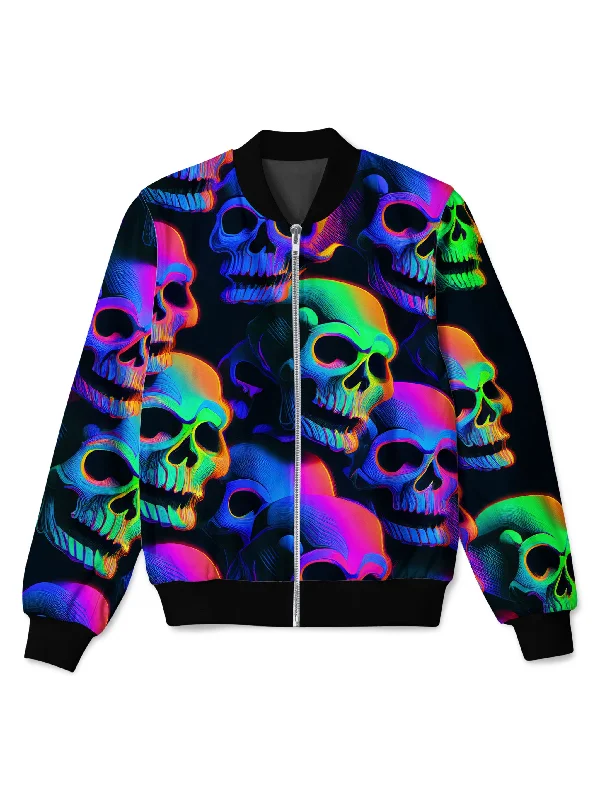 Casual Fit Wear Psychedelic Nightmare Bomber Jacket