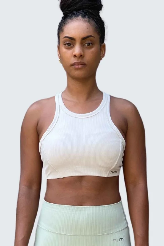 Soft Touch W SunRib Fit RacerBack Bra - Snow