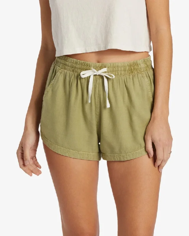 Elegant Wear Billabong Women's Shorts Elastic Waist Shorts