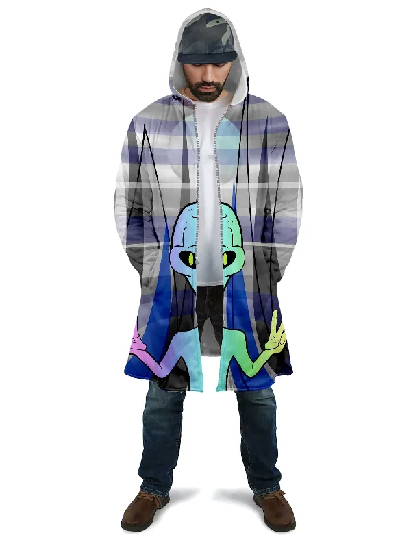 Relaxed Wear Alien Arrival Cloak