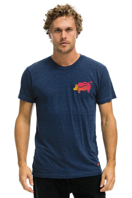 Soft Textures WINDY CITY SMOKEOUT 2024 CREW TEE SHIRT - NAVY