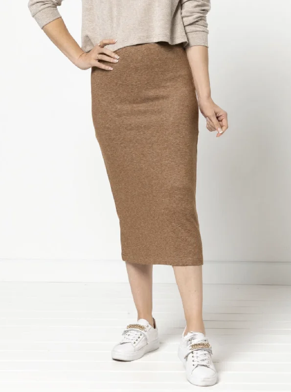 Easygoing Fashion Style Arc Yoyo Knit Skirt