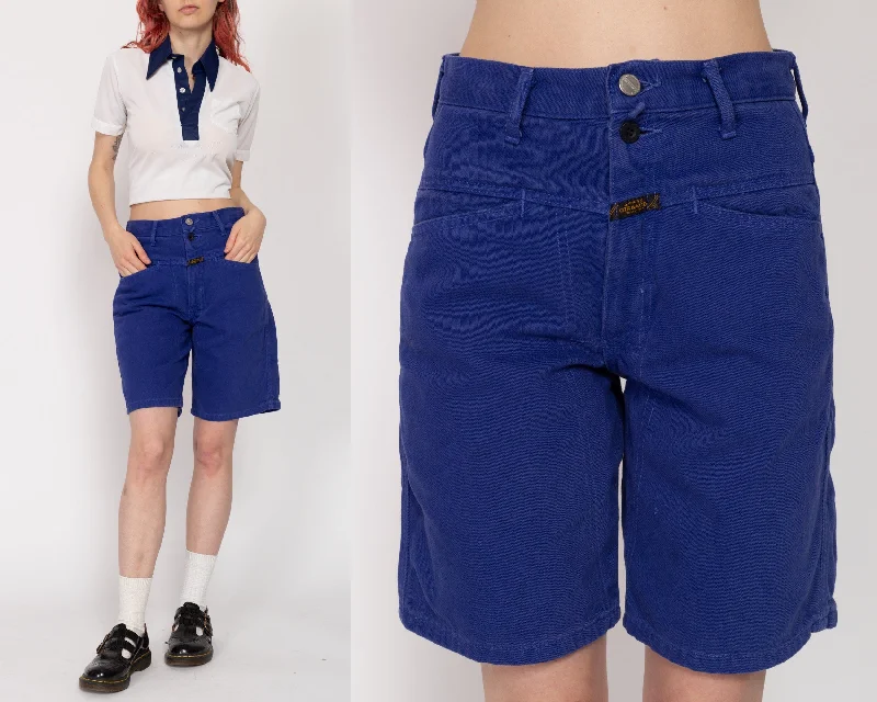 Smart Comfort XS 90s Marithe Francois Girbaud Royal Blue Jean Shorts 25"