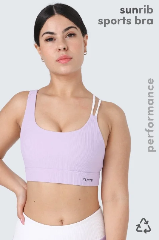 Stylish Ease W SunRib Line Bra - Orchid
