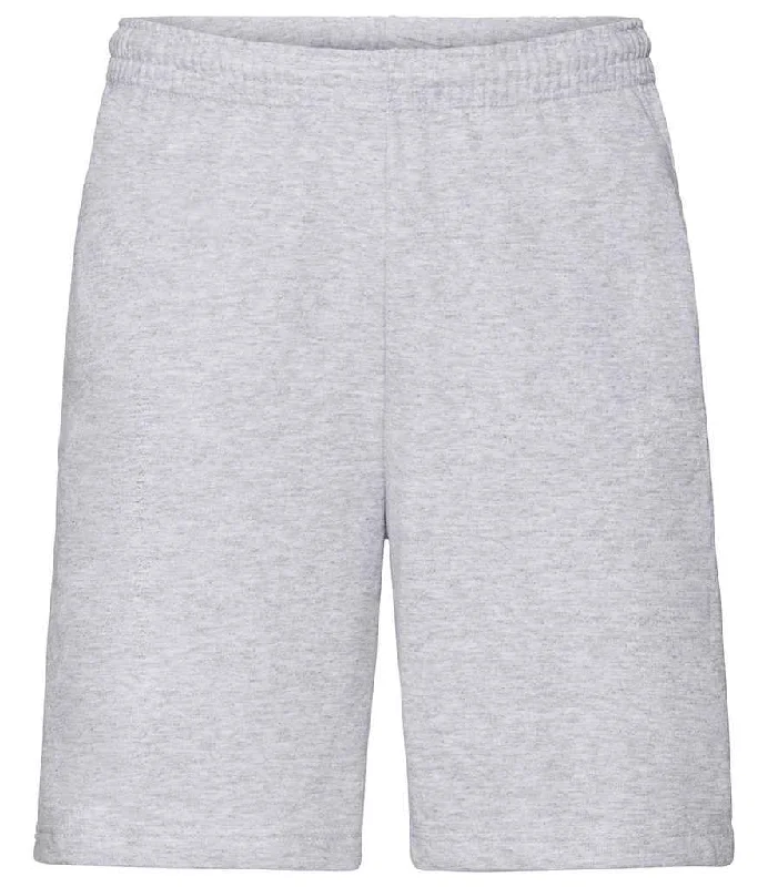 Chic Outfits Fruit of the Loom Lightweight Shorts | Heather Grey