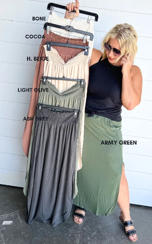 Summer Comfort Don't Walk Away Maxi Skirt - Final Sale