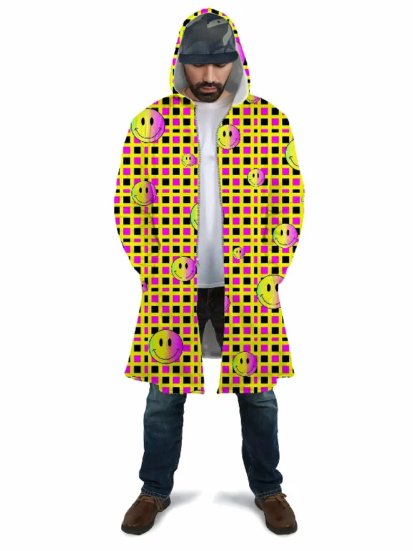 Weekend Comfort Wear Happy Plaid Cloak