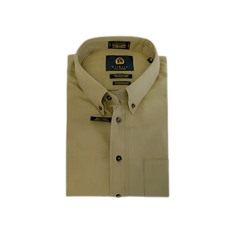 Effortless Comfort Viyella Men's Shirt Tailored Fit - 255401/Z Shiitake