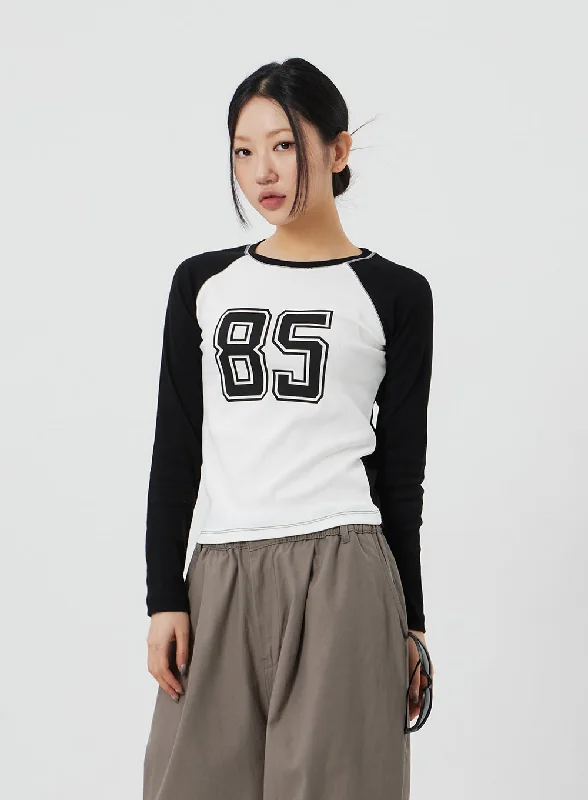 Elegant Dressing Two Color Graphic Top CF324