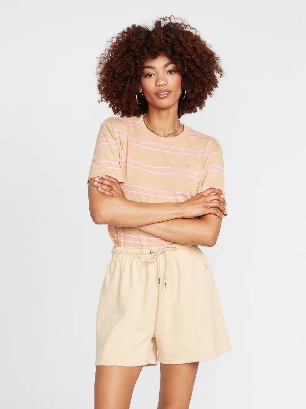 Cozy Chic Truly Stoked Shorts - Hazelnut