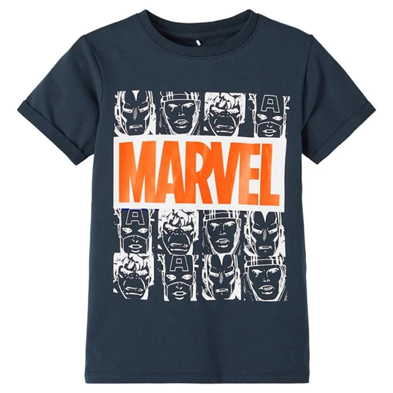 Casual Chic Wear Name it Dark Sapphire Mackin Marvel T-Shirt