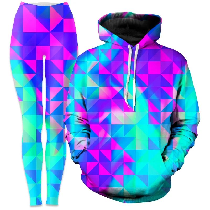 All-Day Wear Raspberry Iced Tea Hoodie and Leggings Combo
