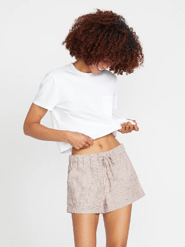 Relaxed Fit Wear Sunday Strut Shorts - Raisin