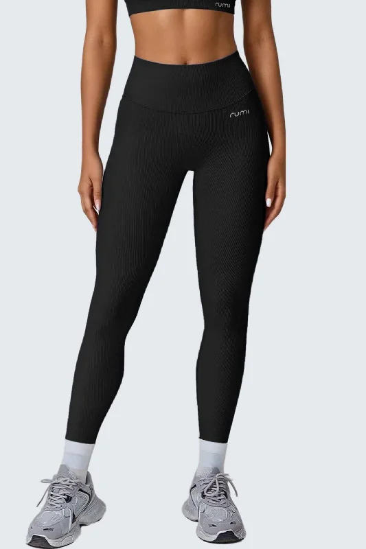 Layered Comfort W SunRib Fit Pants 25" - Black