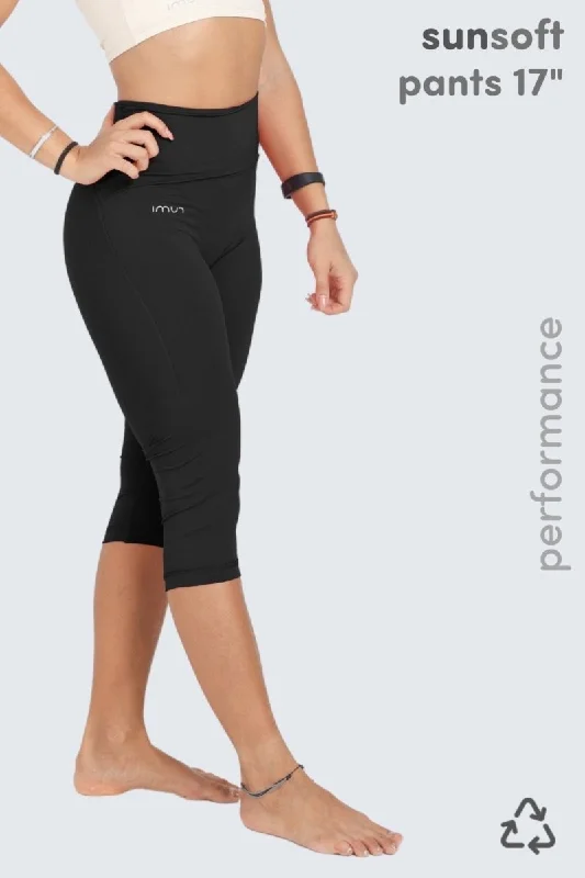 Simple Elegance W SunSoft Flow Pants 17" - Black