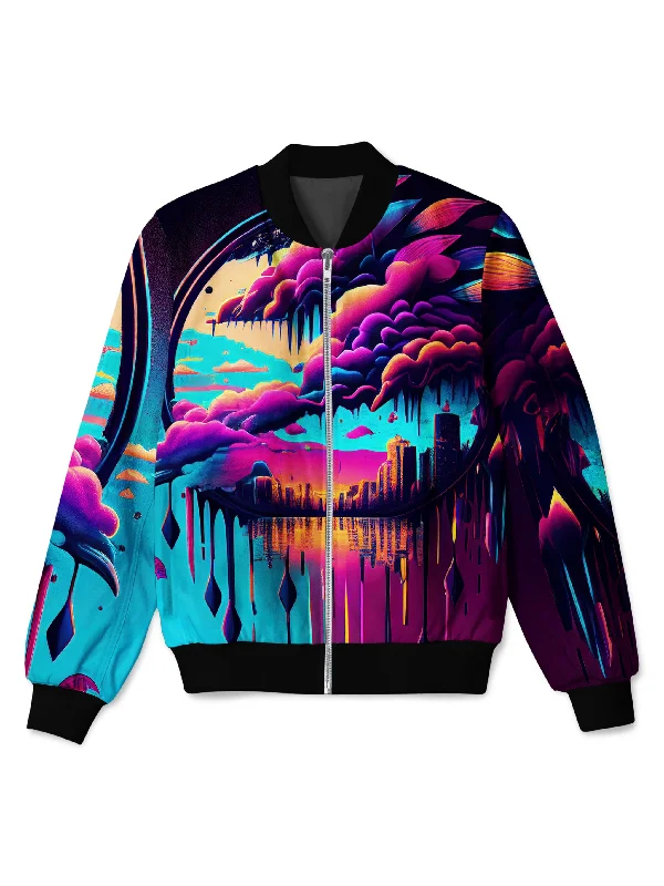 Breathable Style Distant Memory Bomber Jacket