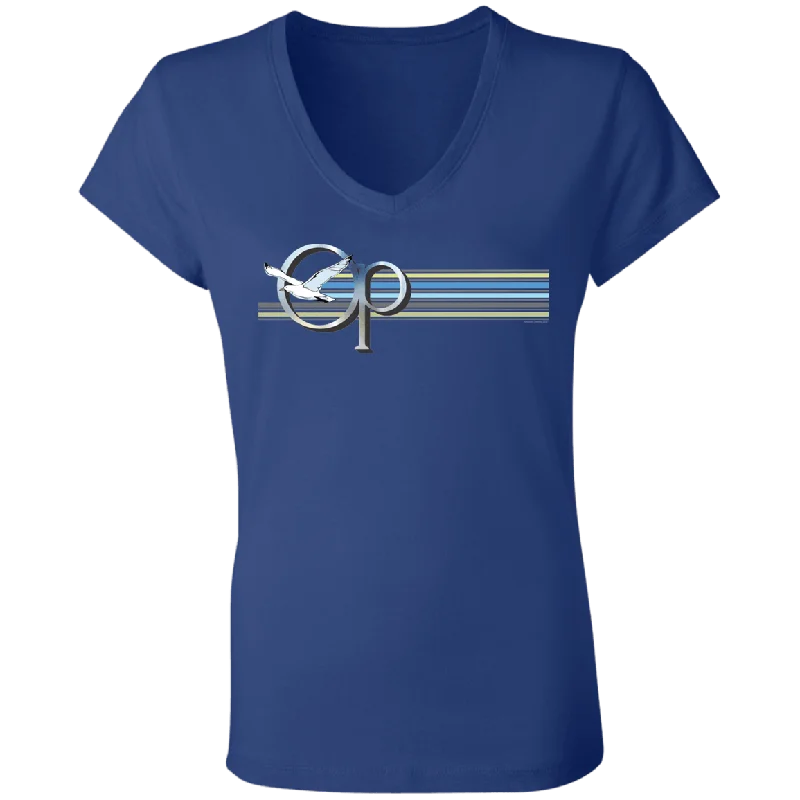 Luxe Comfort Her Sea Soar V-Neck Tee
