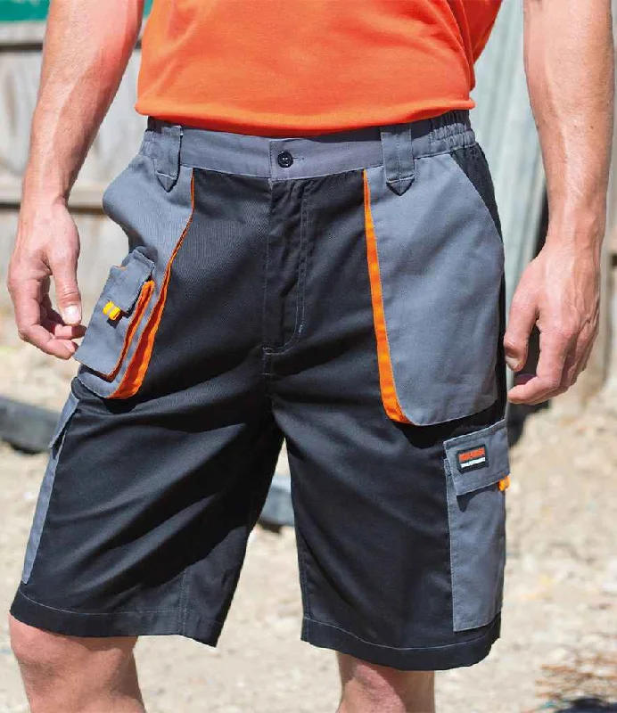 Cozy Dress Result Work-Guard Lite Shorts | Black/Grey