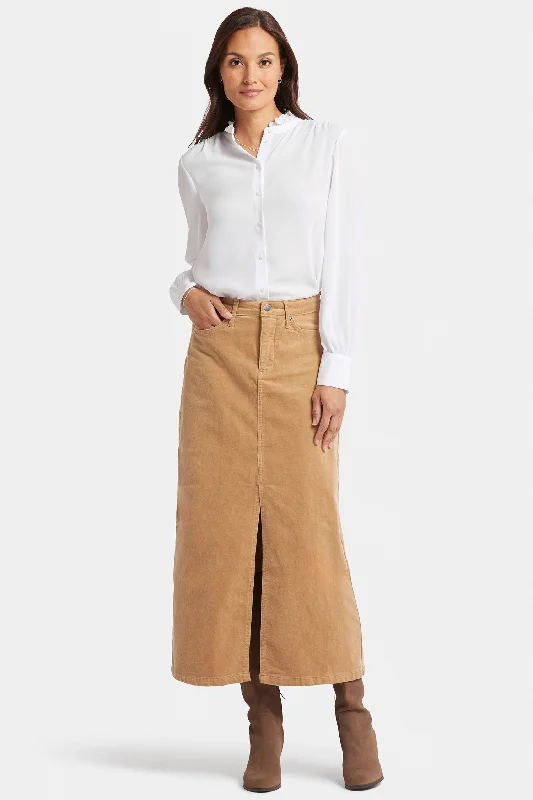 Lounge Wear High Rise Long Skirt - Sand Dune