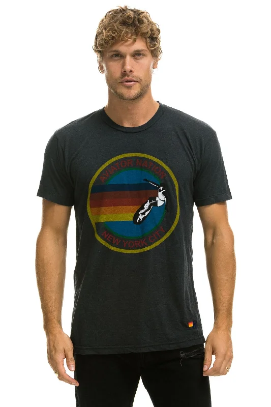 Easy Fashion SIGNATURE NEW YORK CITY TEE - CHARCOAL