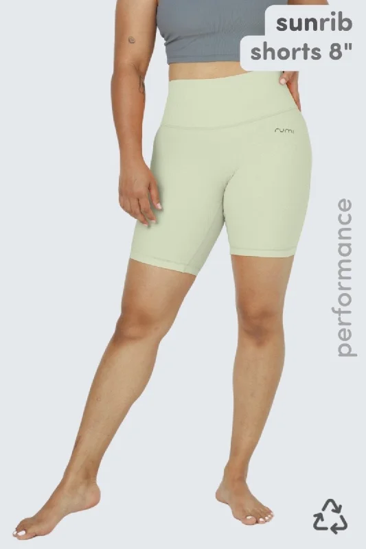 Cozy Chic Wear W Sun Rib Shorts 8" - Peacock Light