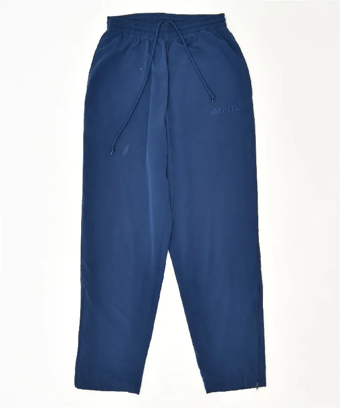 Relaxed Tops LOTTO Womens Tracksuit Trousers UK 10 Small Navy Blue Polyester Sports