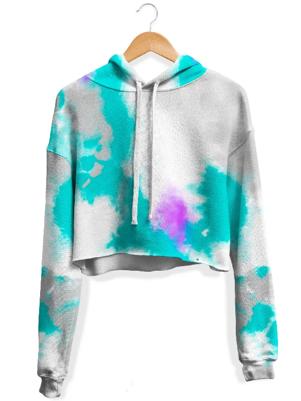 Smart Casuals 90s Filtered Fleece Crop Hoodie