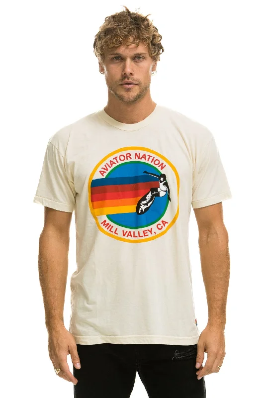 Soft Style AVIATOR NATION MILL VALLEY TEE - VINTAGE WHITE