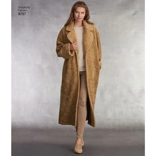 Casual Chic Wear Simplicity Coat S8797
