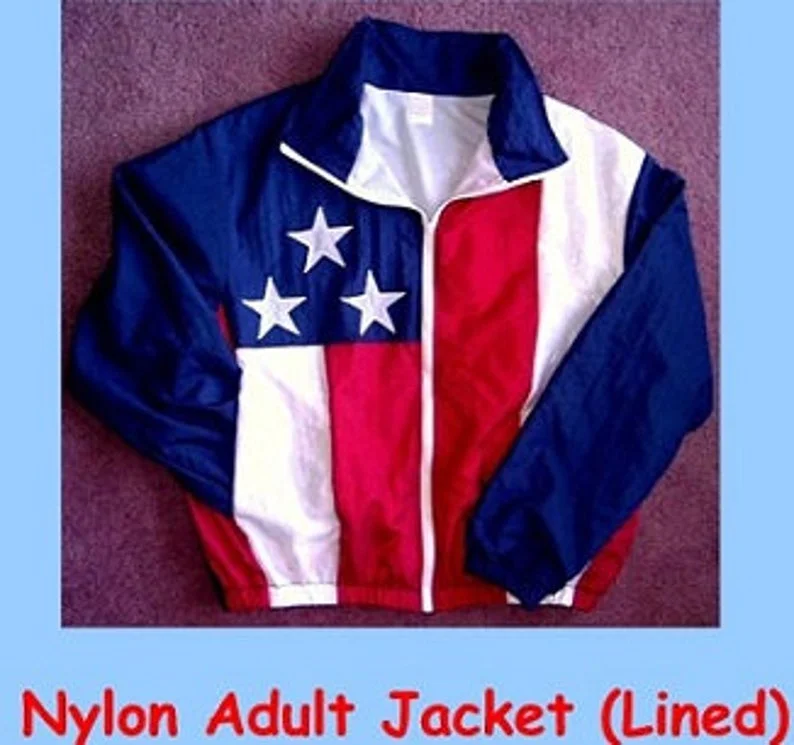 Timeless Comfort American Flag Windbreaker Jacket by Stately Made in USA flagwindbreaker Timeless Comfort American Flag Windbreaker Jacket by Stately Made in USA flagwindbreaker