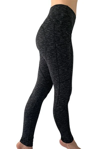 Cozy Vibes NEW! Tri-Heather Pocketed Legging by WSI Made in USA 991BPPB