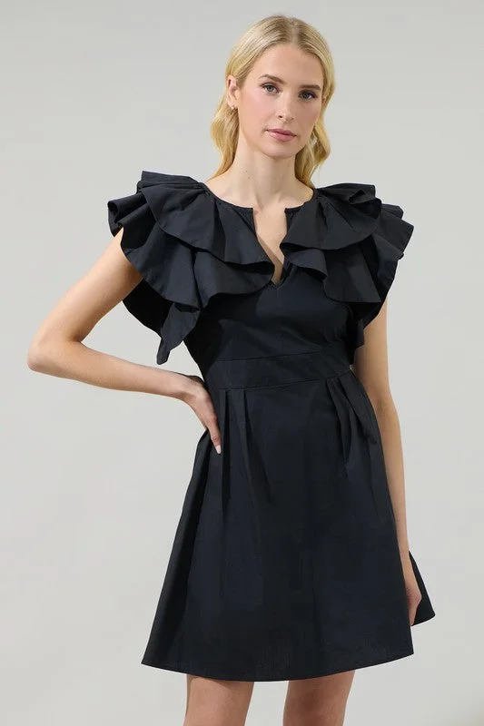 Effortless Outfits Pleated skirt dress Wilma Day Ruffle Mini Dress