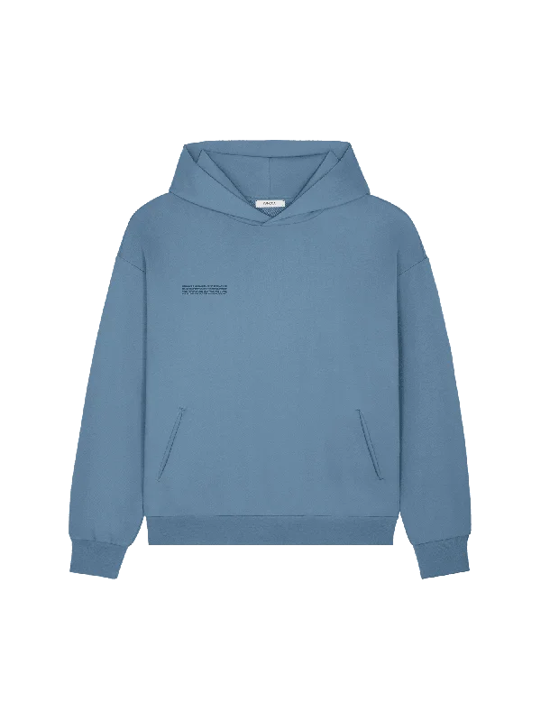 Soft Comfort Sporty Sweatshirt Womens 365 Midweight Hoodie—indigo blue