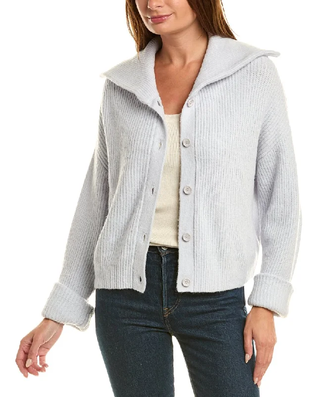 Simple Comfort Classic-fit 525 America Suzanne Chunky Collar Cardigan