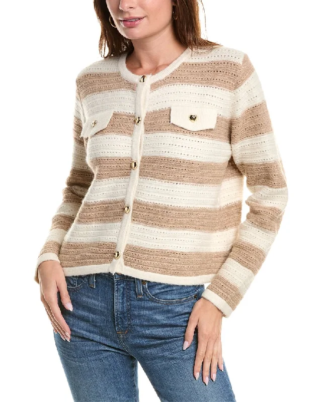 Easy-to-Wear Fleece ANNA KAY Carreaux Cardigan