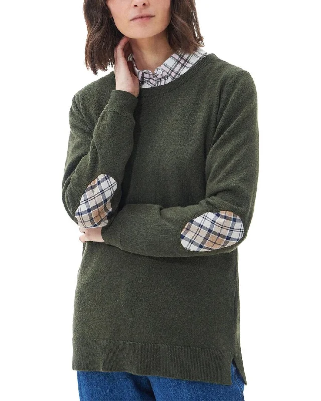 Cozy Sweaters Tie-front Knit Sweater Barbour Wool-Blend Sweater