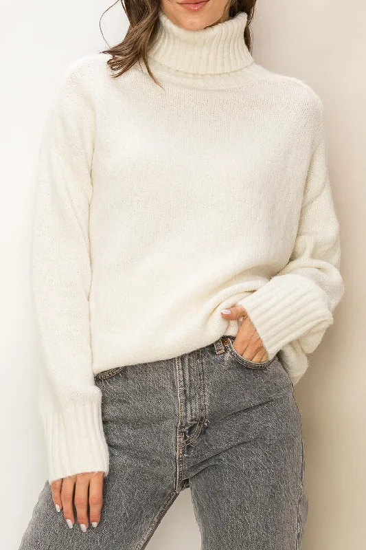 Layered Comfort Classic style Casual Turtleneck Sweater